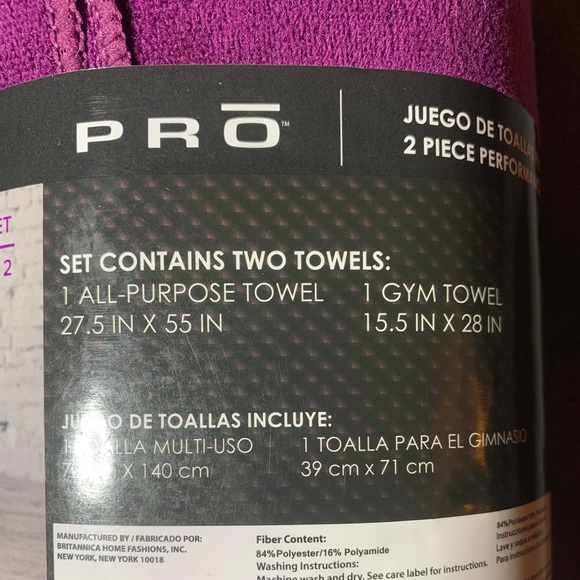 NWT PRO GYM TOWEL SET - Picture 2 of 7